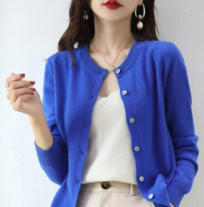 Leichte Frühlingsjacke Evelyn aus Strick