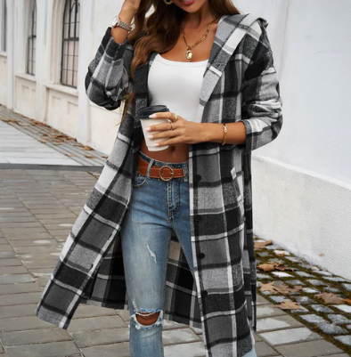 ModeGeist | Lässige Kapuzenjacke für Frauen