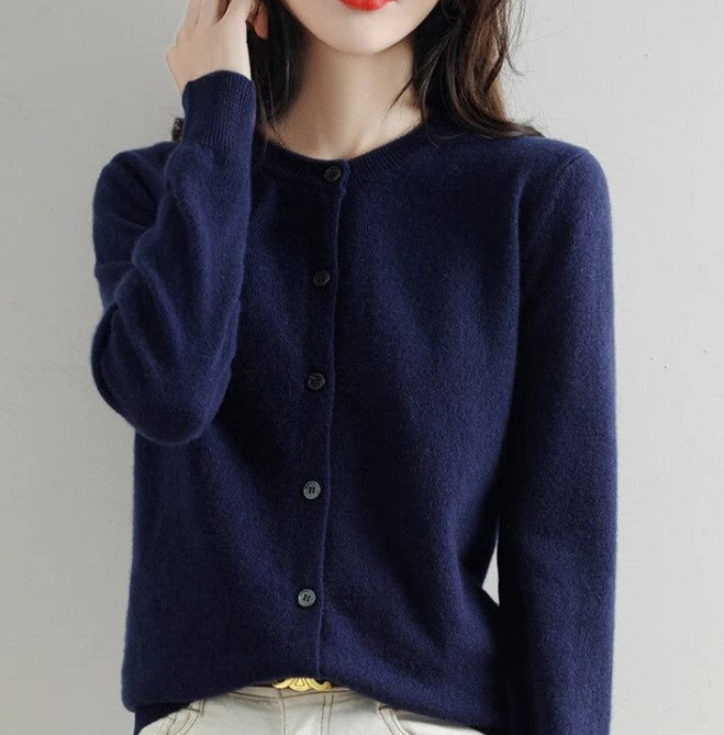 Leichte Frühlingsjacke Evelyn aus Strick