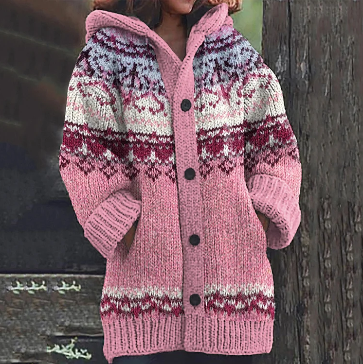 ModeGeist | Elegante Gestrickte Komfort-Damenjacke