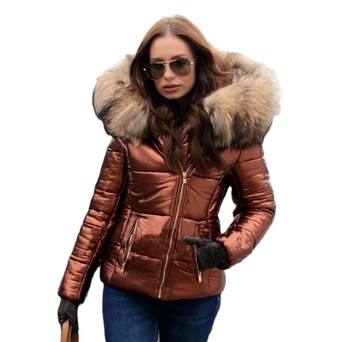 ModeGeist | Eleganter Wintermantel mit Synthetischer Fell