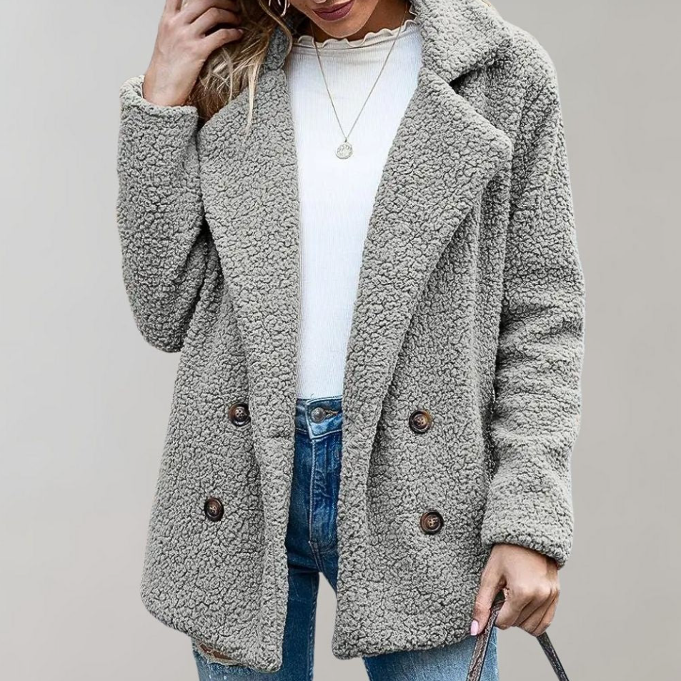 ModeGeist | Warme und Flauschige Damenjacke
