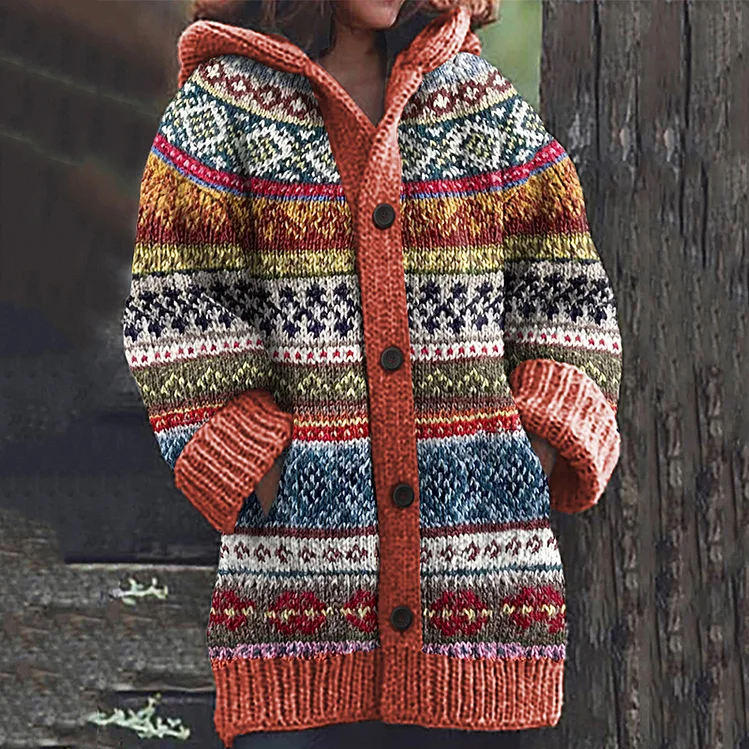 ModeGeist | Elegante Gestrickte Komfort-Damenjacke