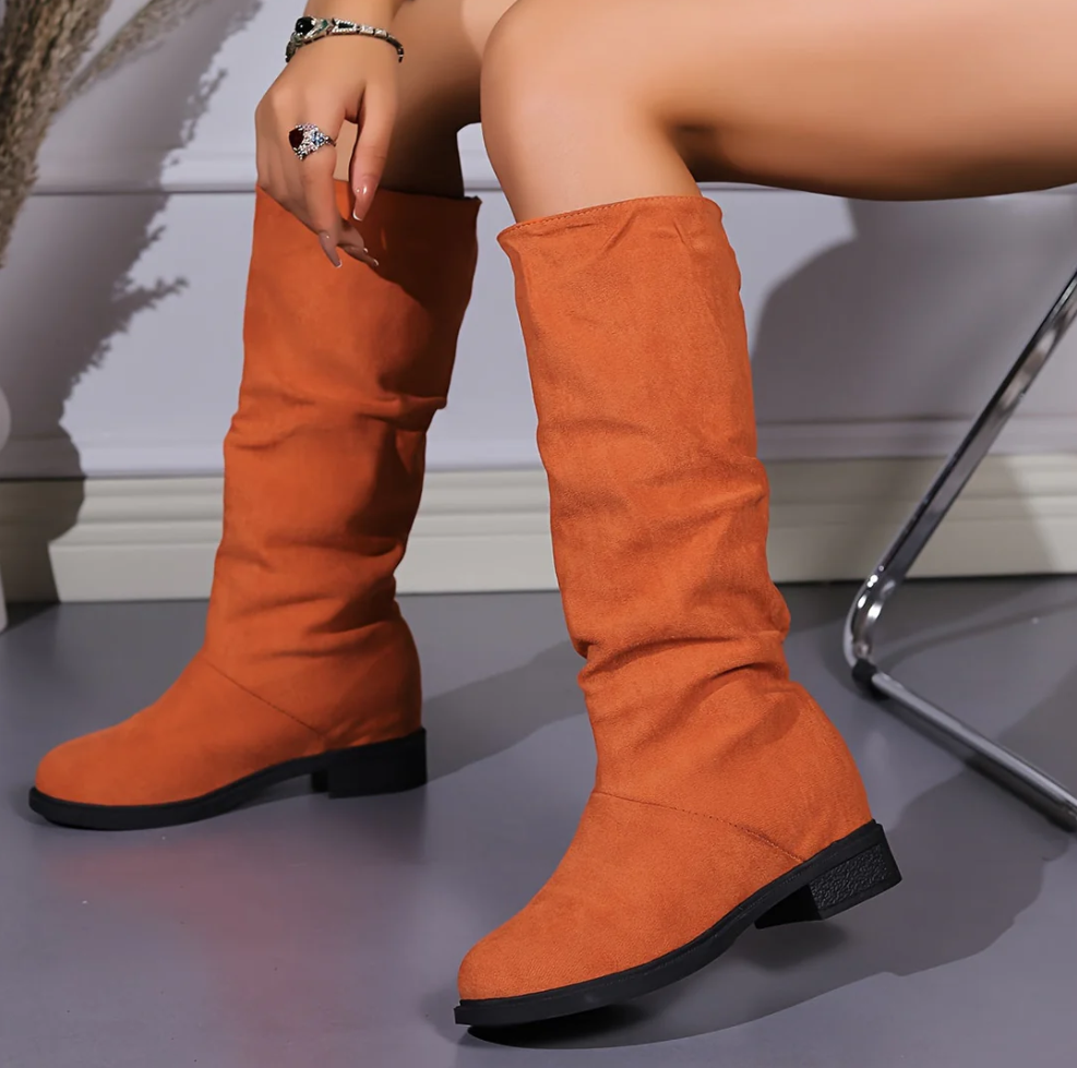 ModeGeist | Stiefeletten mit Mittlerer Schafthöhe für Damen