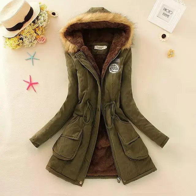 ModeGeist | Gepolsterte Baumwolle Herbst Winter Jacke Slim Fit