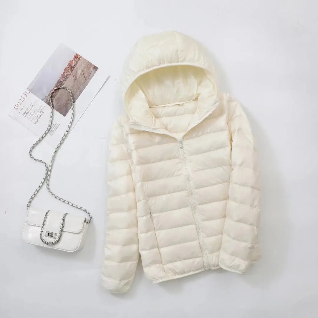 ModeGeist | Kapuzen Daunenjacke Spezielle Winter