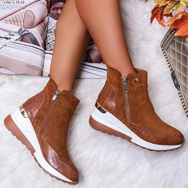 MODEGEIST Damen Orthopädische Stiefel Fußgesundheit Komfort Unterstützung