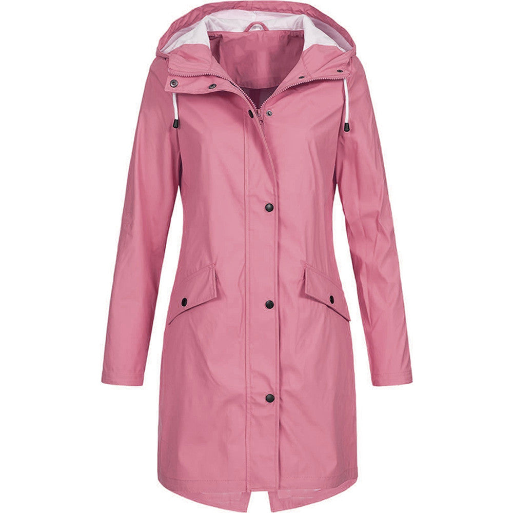 ModeGeist | Lässig mit Kapuze, Knopfleiste und Reißverschluss für Frauen Ideal für Herbst Winter