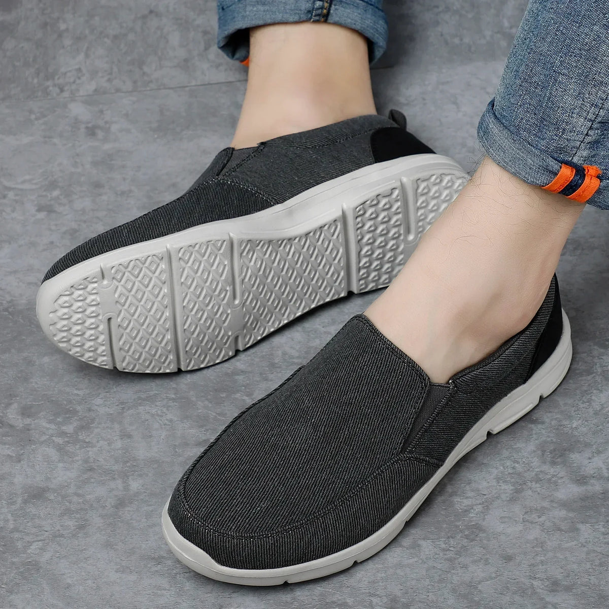 Herren Sommer-Canvas-Loafers CoolStride