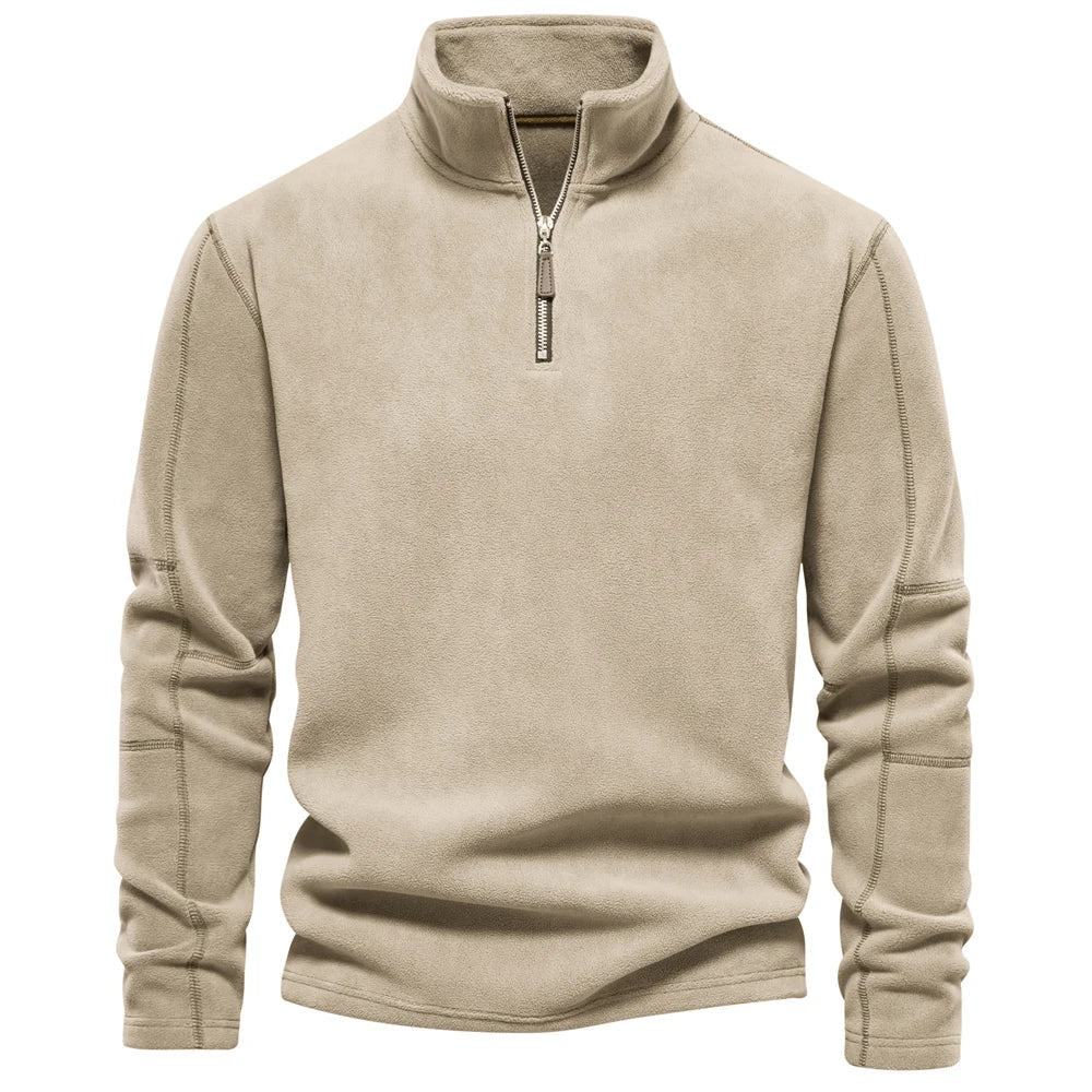 ModeGeist | Weiches Fleece Sweatshirt mit Reißverschluss Warm und Komfortabel Ideal für Kaltes Wetter