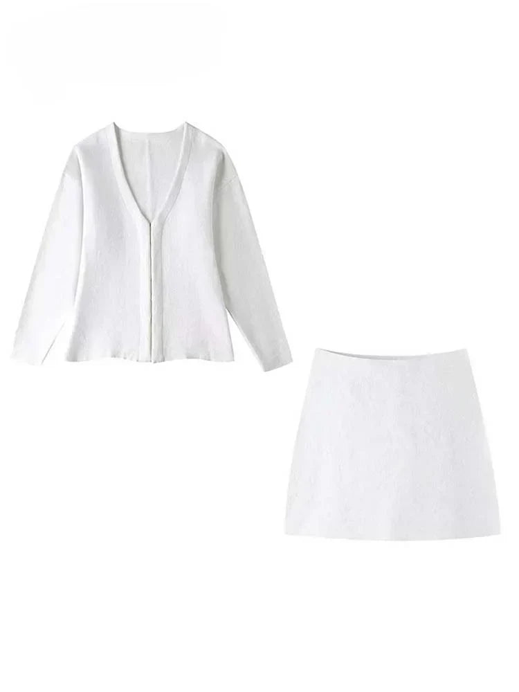 Merlie Chic Knit Loungewear Set