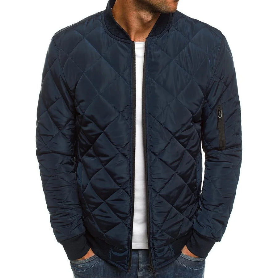 MATUS Baumwolljacke im Rautenmuster