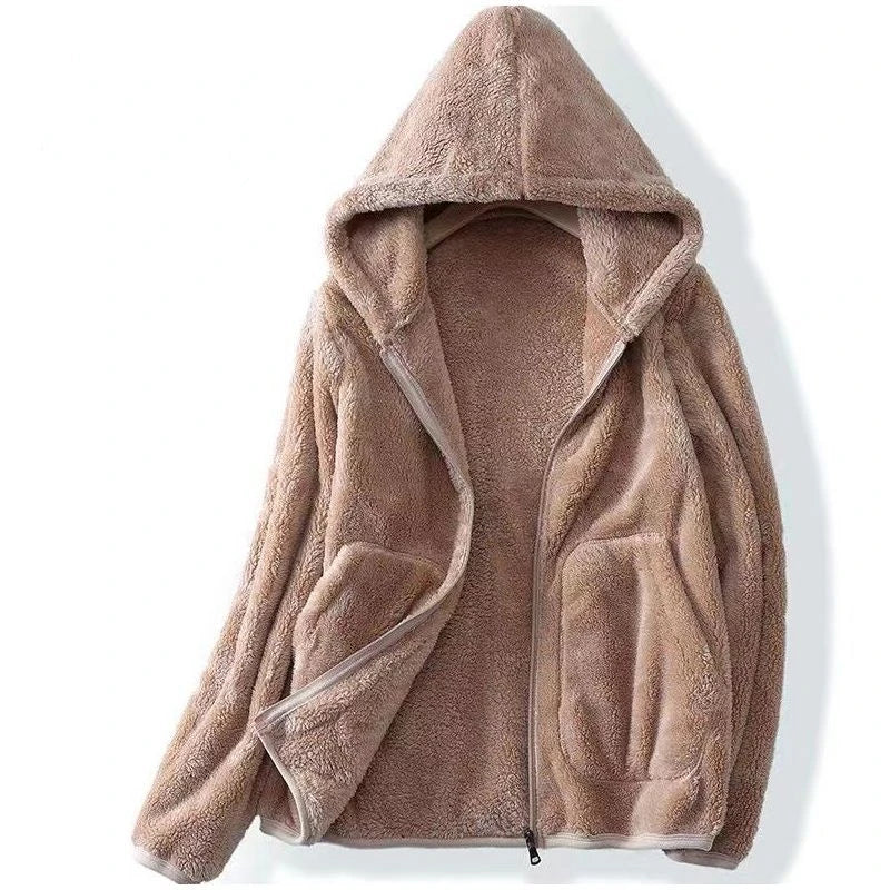 ModeGeist | Überdimensionales Fleece-Sweatshirt mit Kapuze