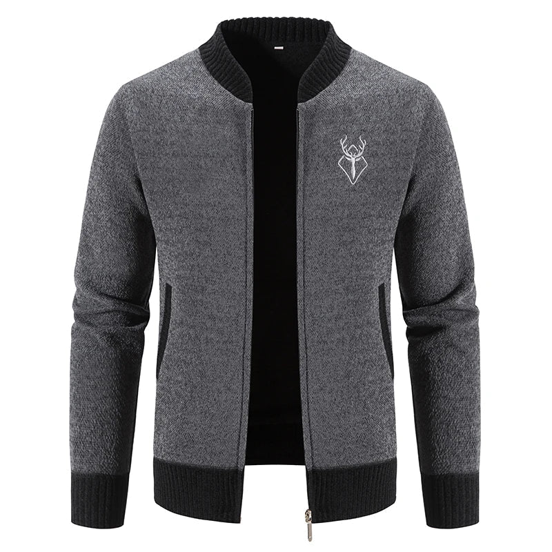 ModeGeist | Lässige Strickjacke für Herren aus hochwertigem Garn