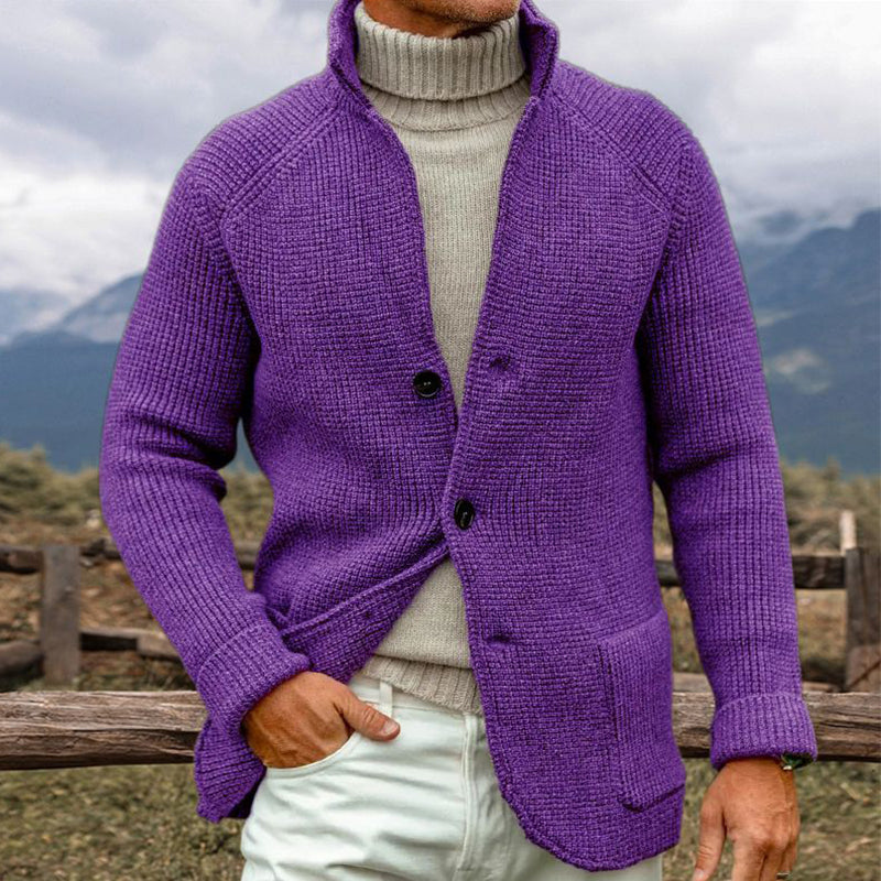 ERWIN - Grobstrickjacke im Stricklook