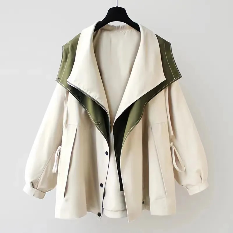 MODEGEIST Damen Windbreaker Wasserdicht Kapuze