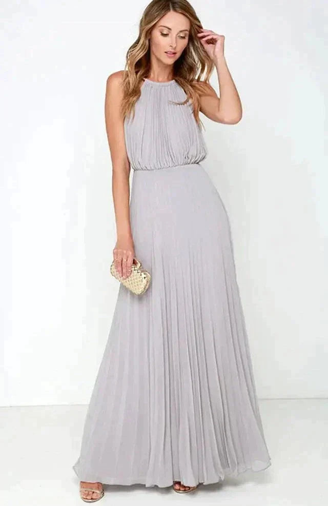 Hannah: Ärmelloses Neckholder-Kleid