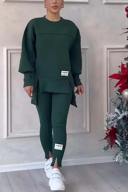 MARIA: Oversized Sweatshirt and Leggings Set