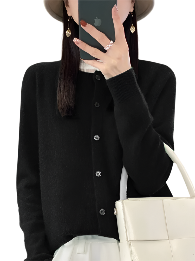 ModeGeist | Jack mit Pullover und langen Ärmeln für Frauen
