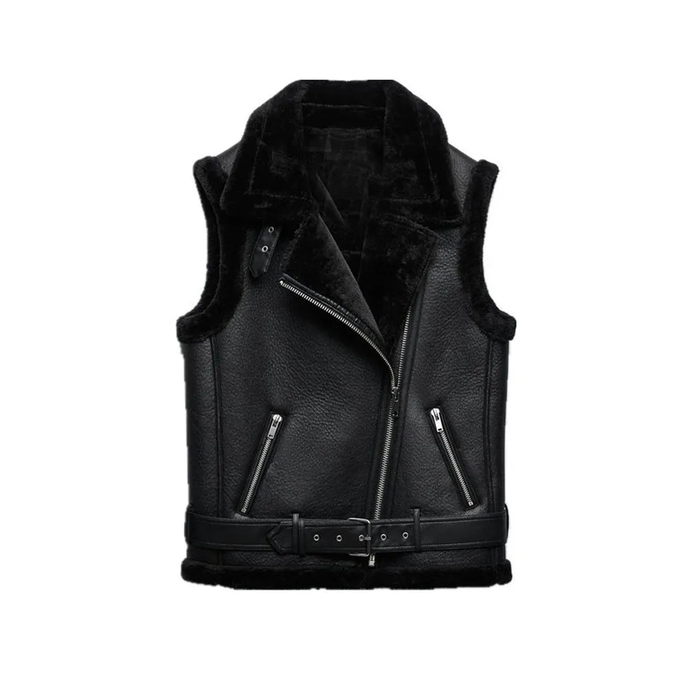 ModeGeist | Leder Bodywarmer Warm & Trendy