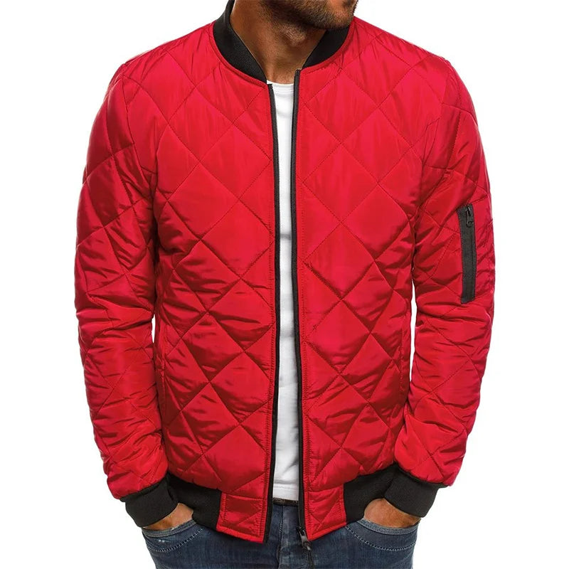 MATUS Baumwolljacke im Rautenmuster