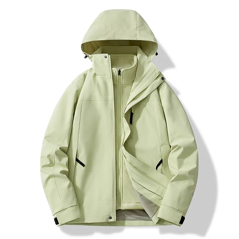 ModeGeist | und Damen Skijacke mit Kapuze