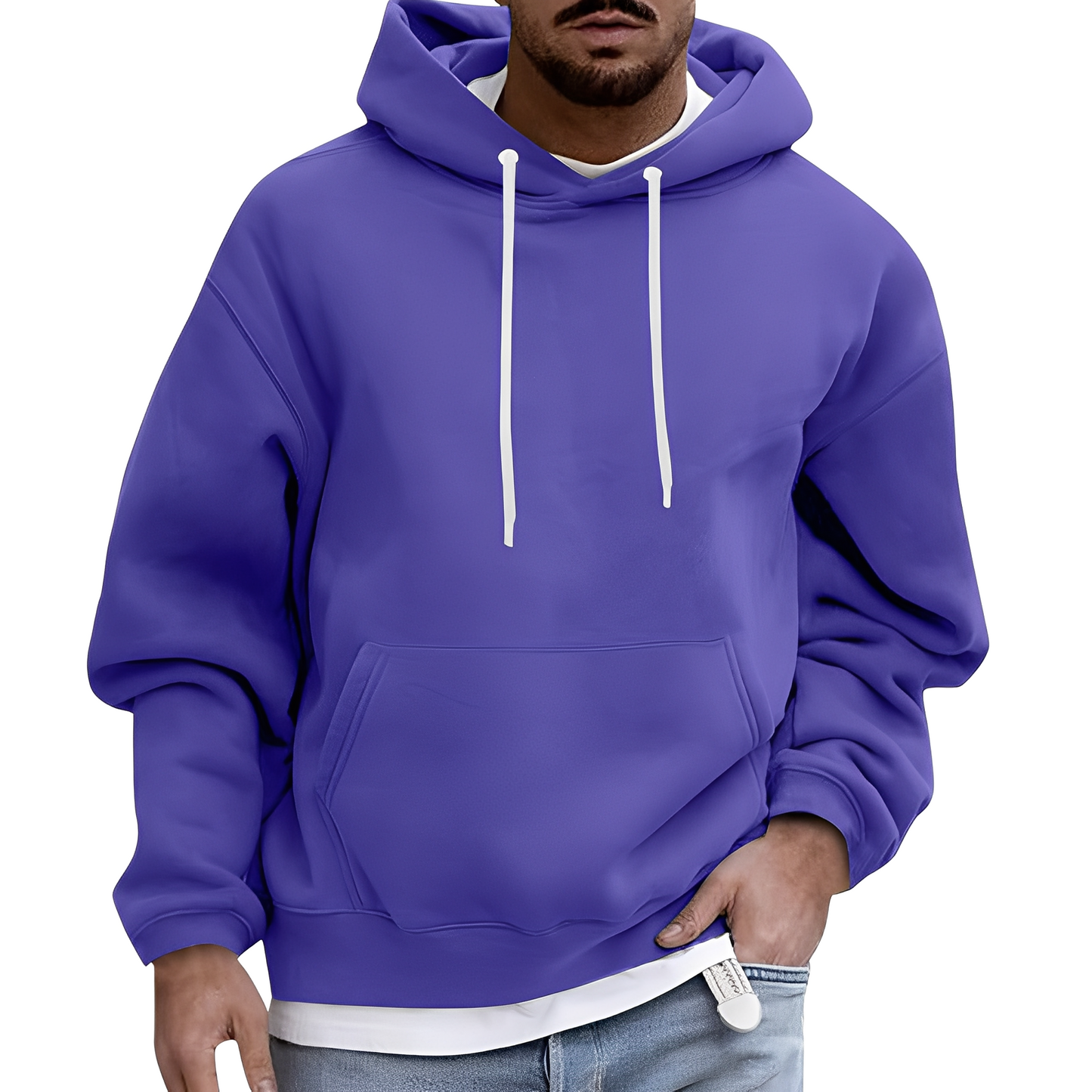ModeGeist | Lässiger Hoodie mit Tasche für Männer