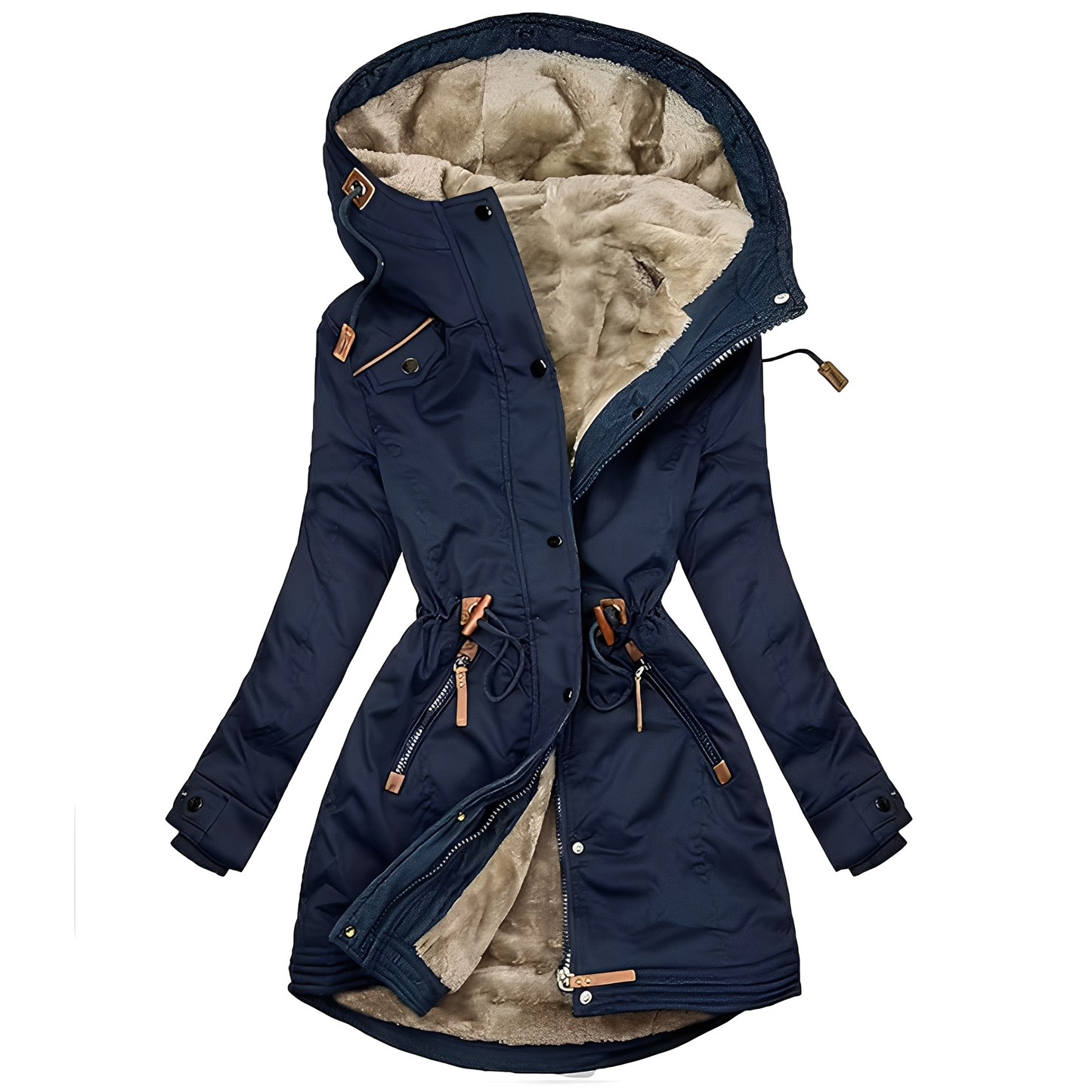 ModeGeist | Stilvolle, Wetterfeste Parka Jacke für Frauen