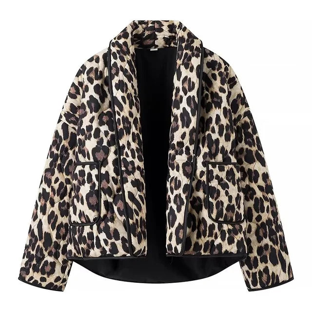 ModeGeist | Blazer mit Leopardenmuster