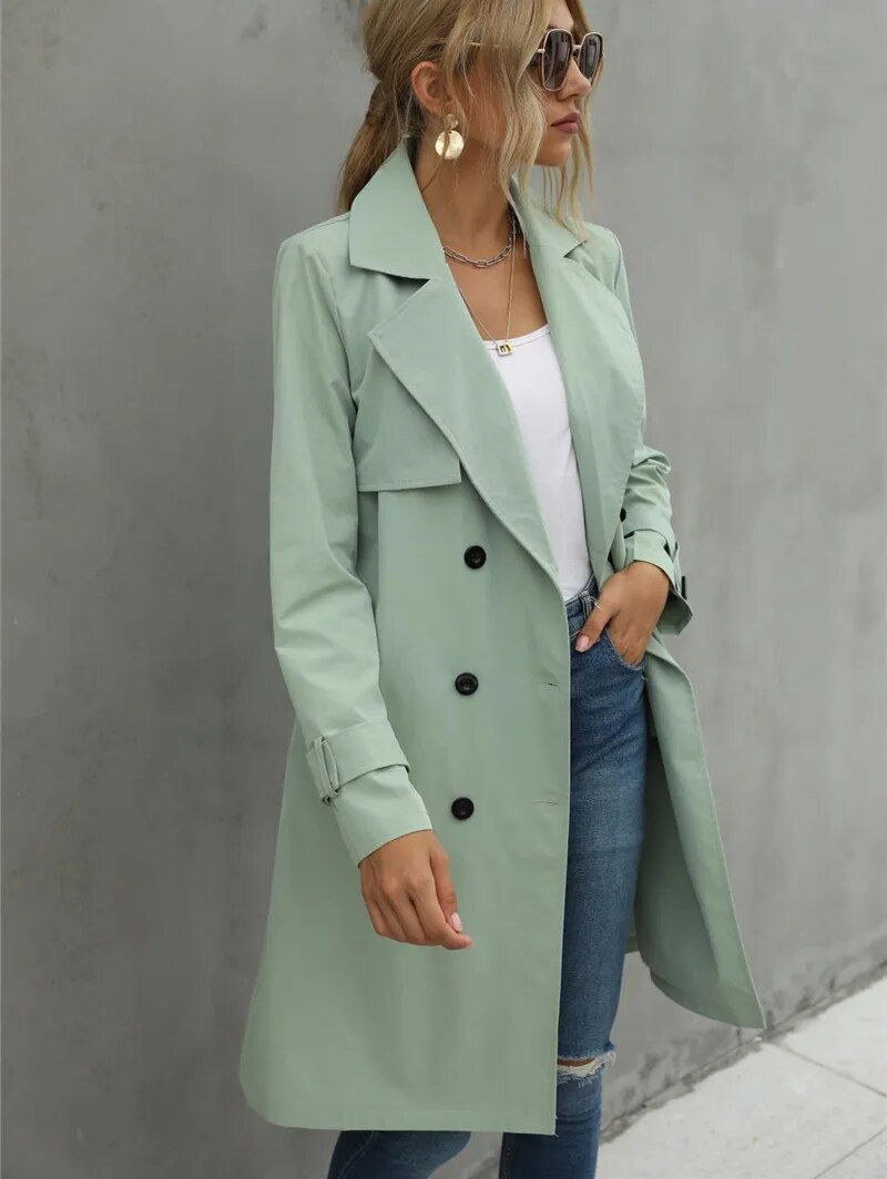 ModeGeist | Trenchcoat - Schmal & Stilvoll