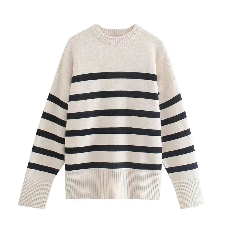 ModeGeist | Gestreifter Pullover Sweater