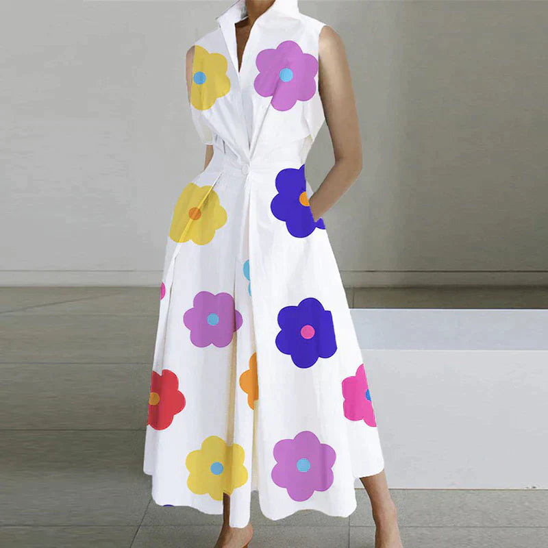 Elegantes kurzärmliges Kleid Emma