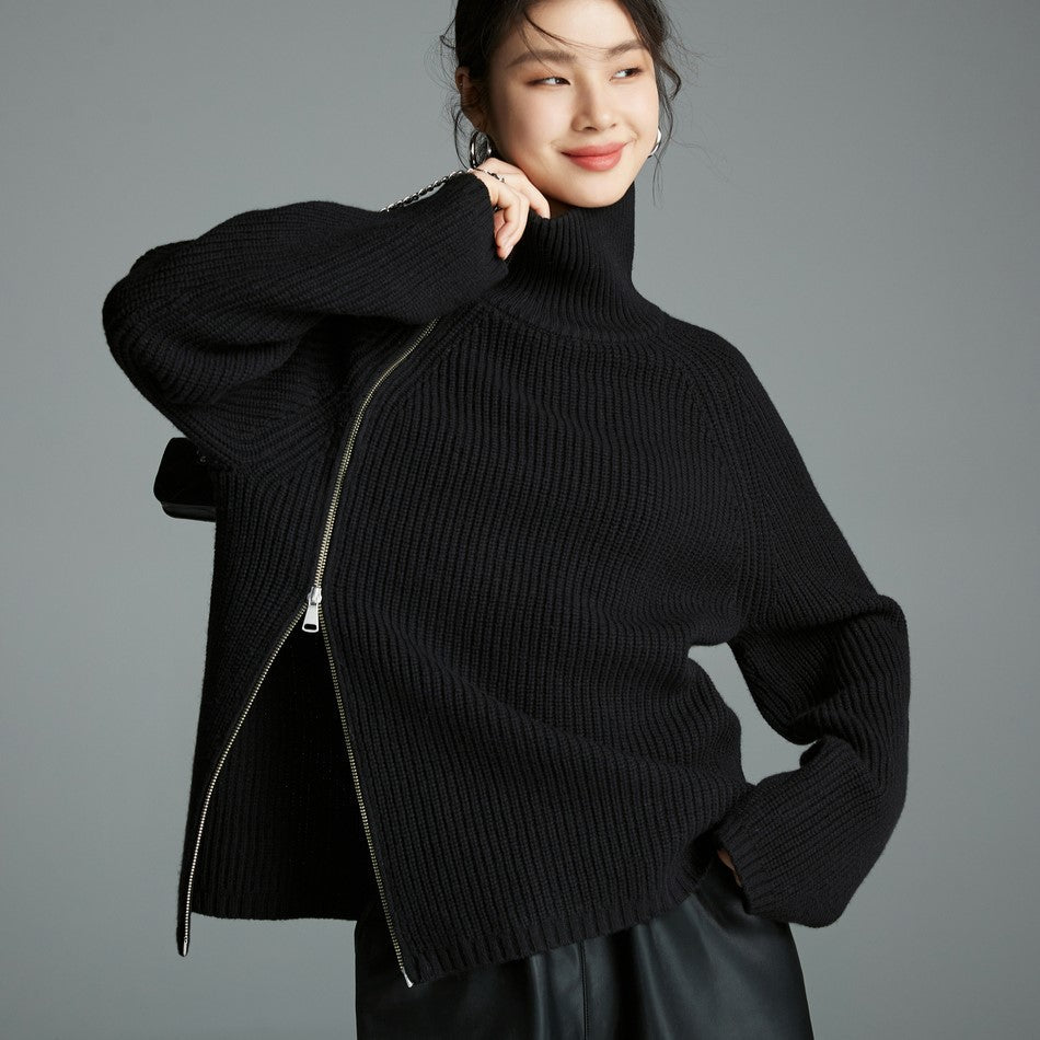 ModeGeist | Damen Rollkragenpullover
