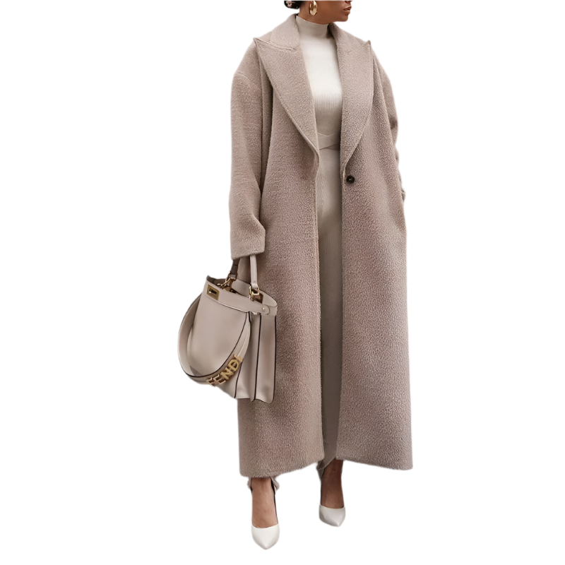 ModeGeist | Warme Plüsch Damen Winterjacke