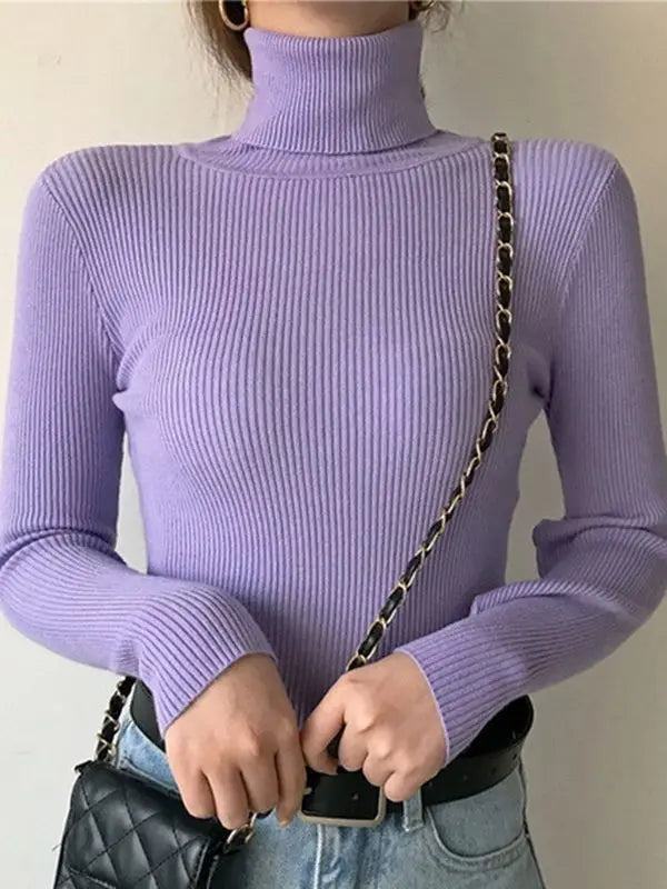 ModeGeist | Strickpullover Gerippte Struktur Figurunabhängiger Schnitt