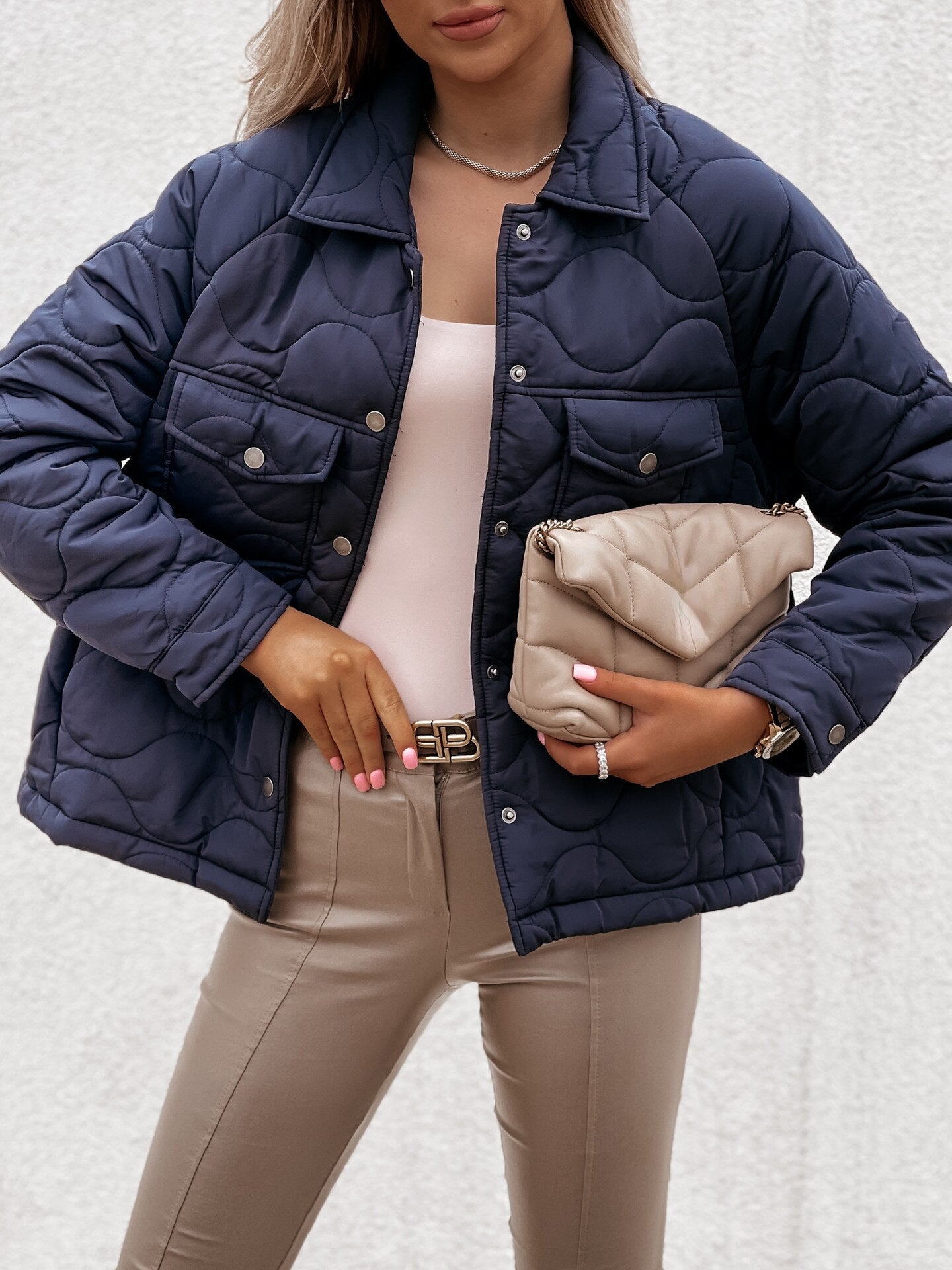 ModeGeist | Gepolsterte Jacke für Damen