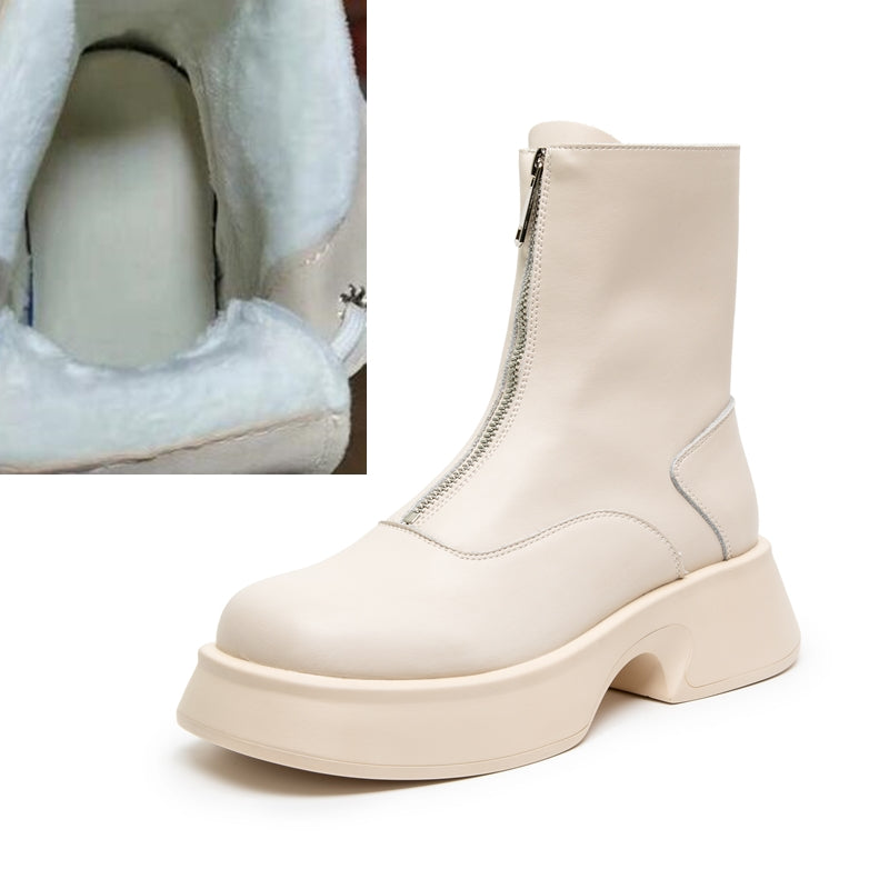 Herren und Damen Winter-Lederstiefel von Cory