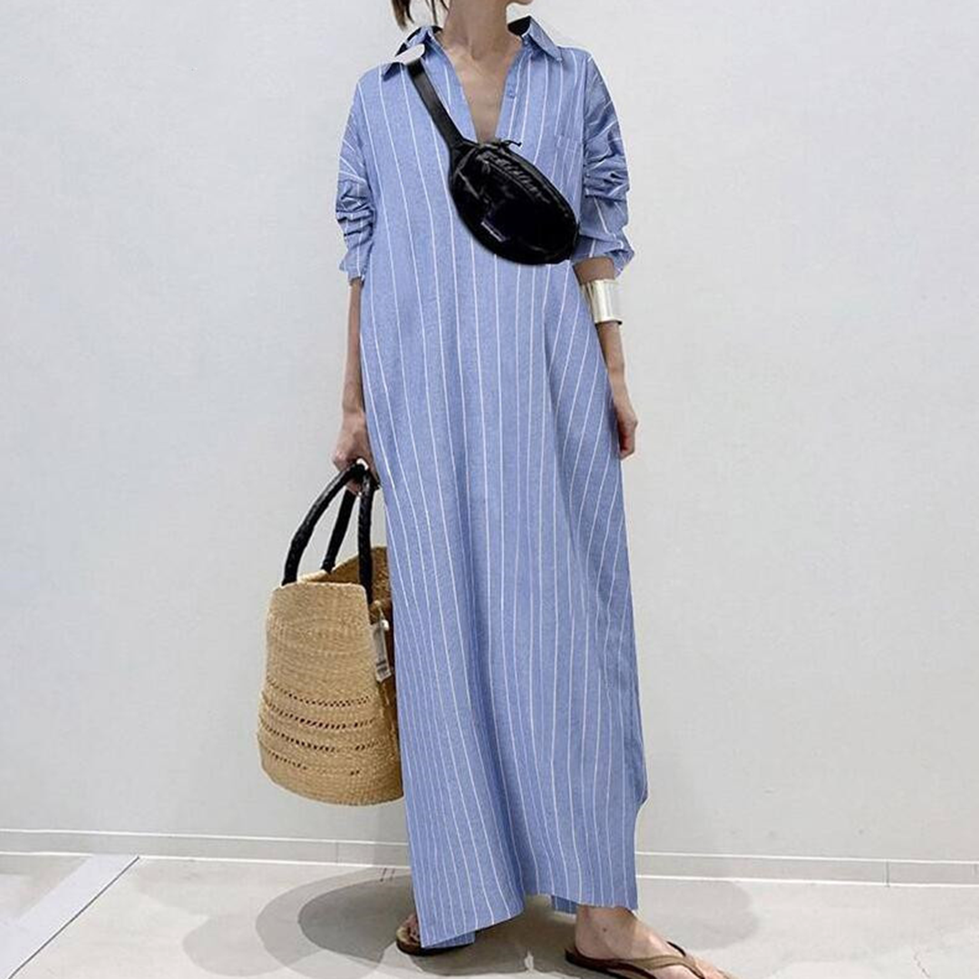 Gestreiftes Kleid Gema von Lockeres