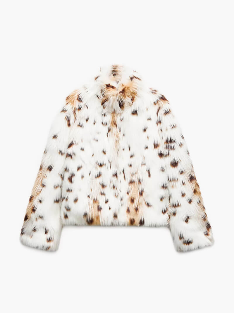 ModeGeist | Velvetfur Mantel - Statement-Mantel für Frauen mit markantem ModeGeist | Muster