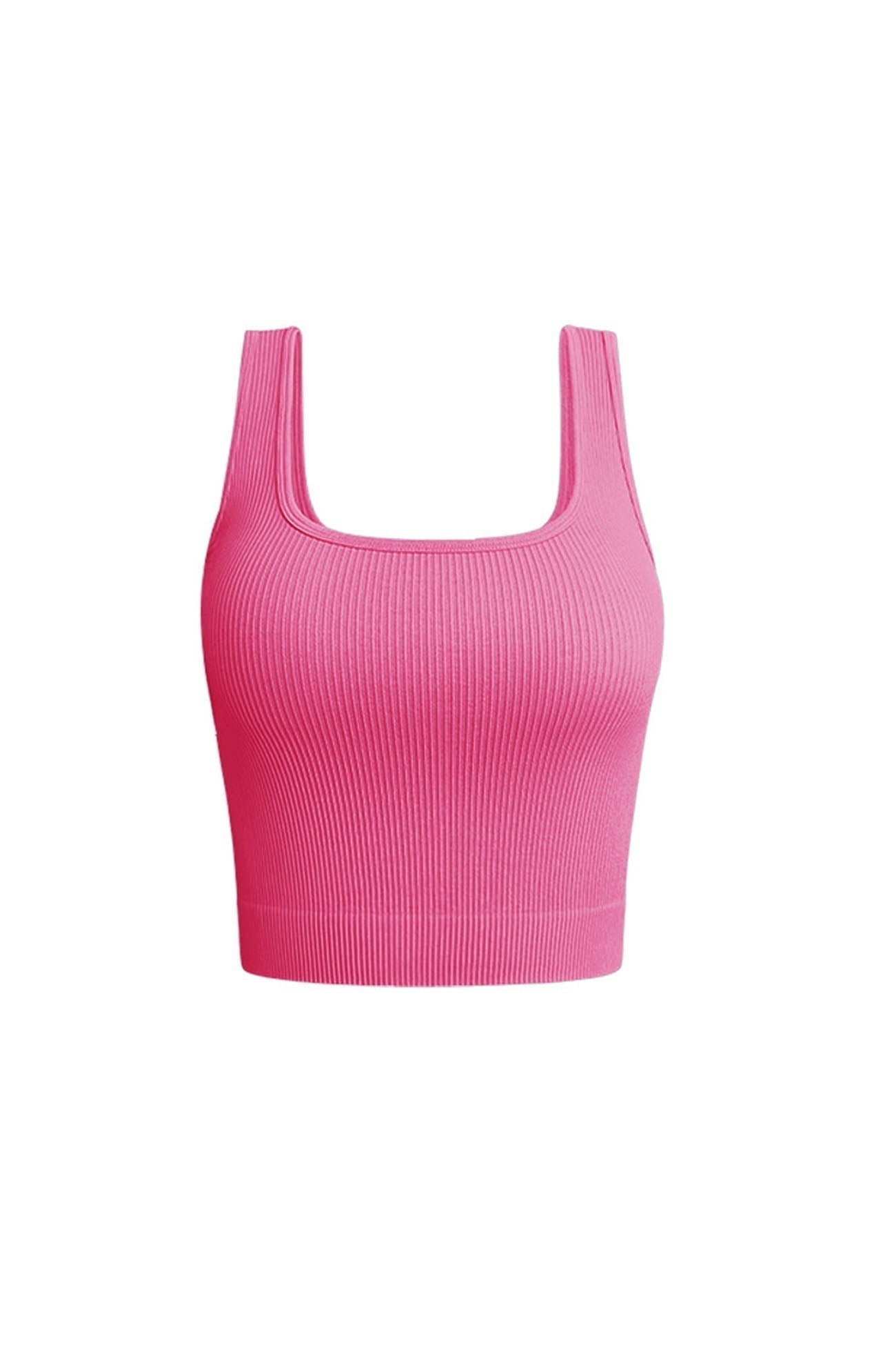 Fudus Farbquadrat-Ausschnitt-Tanktop