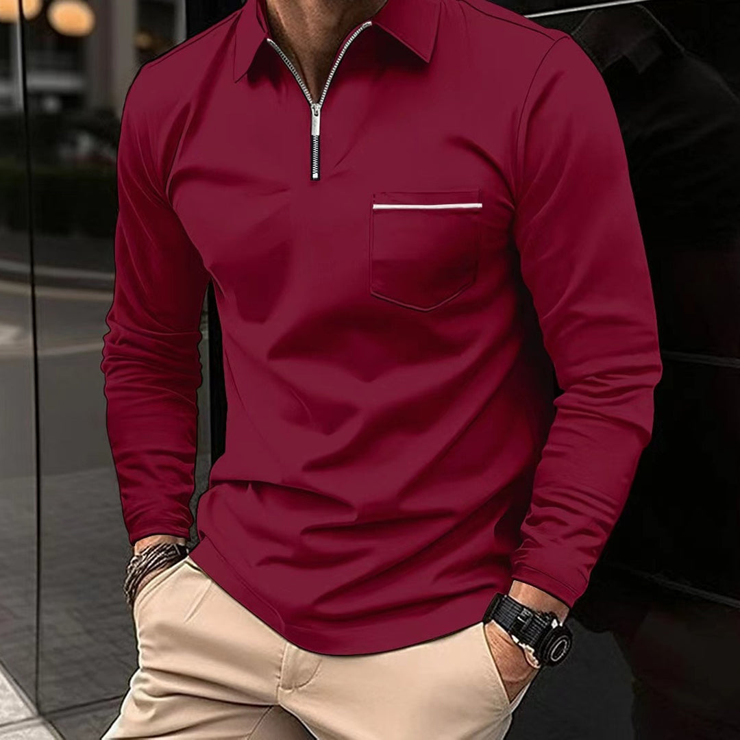 Herren Winterpullover mit langen Ärmeln, Casual