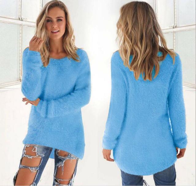ModeGeist | Lässiger O Ausschnitt Pullover