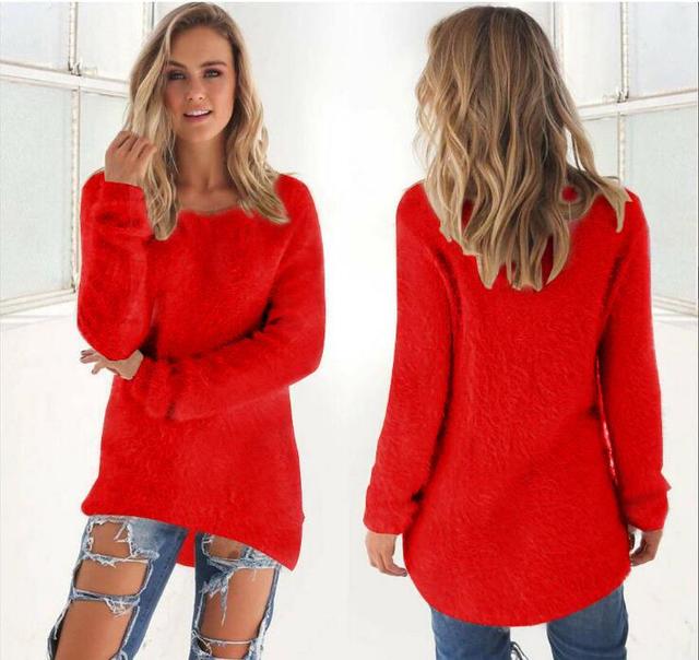 ModeGeist | Lässiger O Ausschnitt Pullover