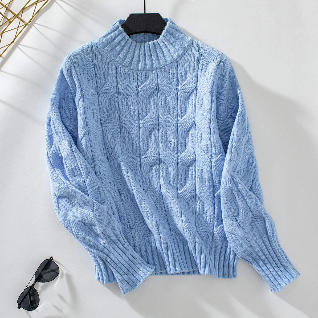 Fadi:  Mujer Jersey Otoño Invierno Moda Nuevo Suéter