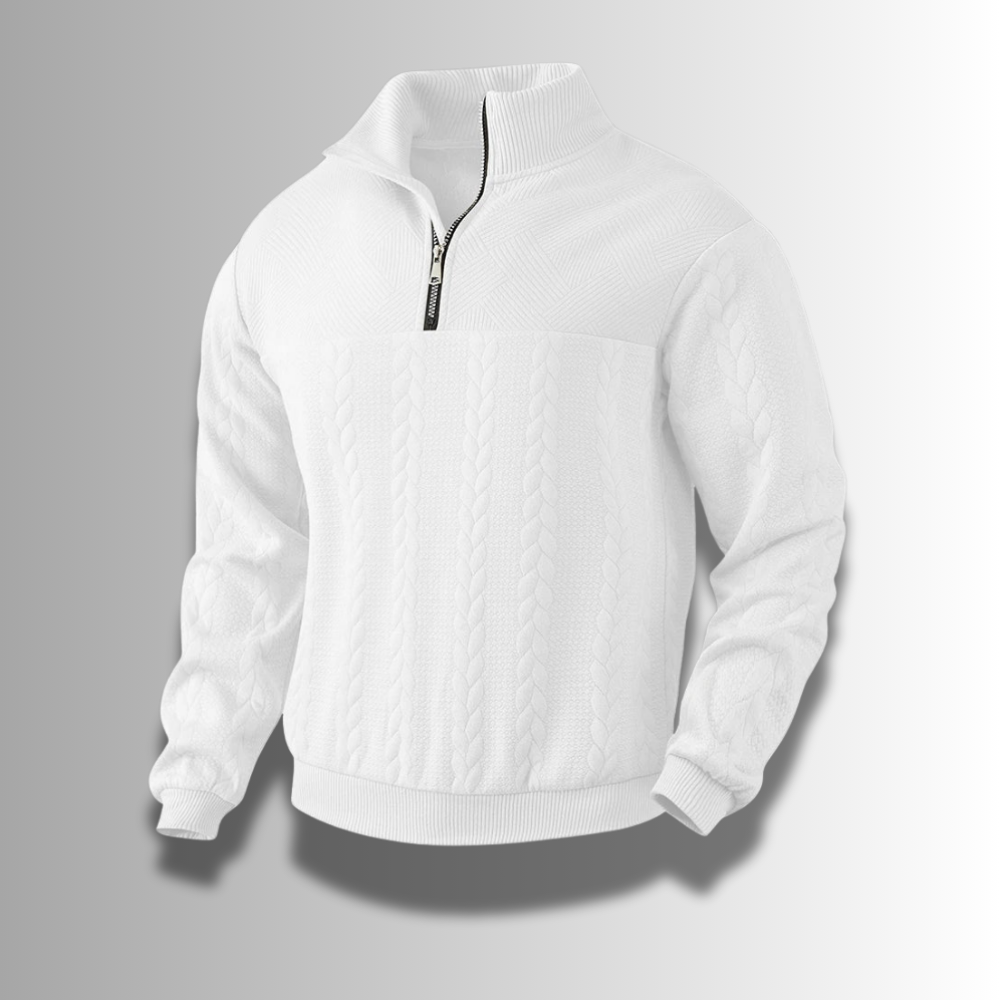 Feiner Herrenpullover aus reiner Merinowolle