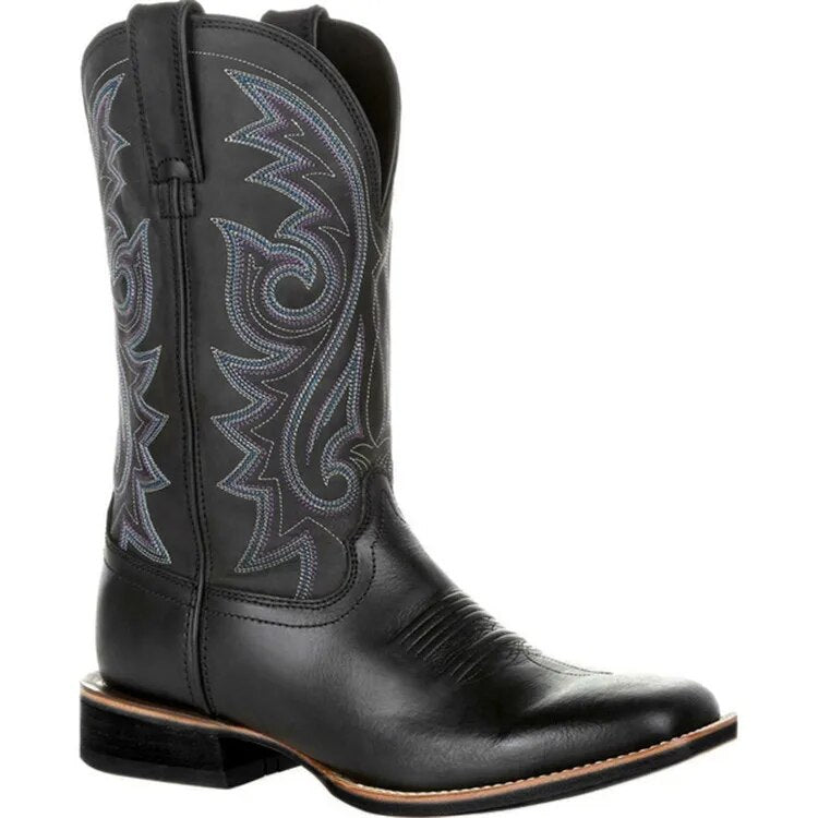 ModeGeist | Western Cowboy Mid Calf Finn