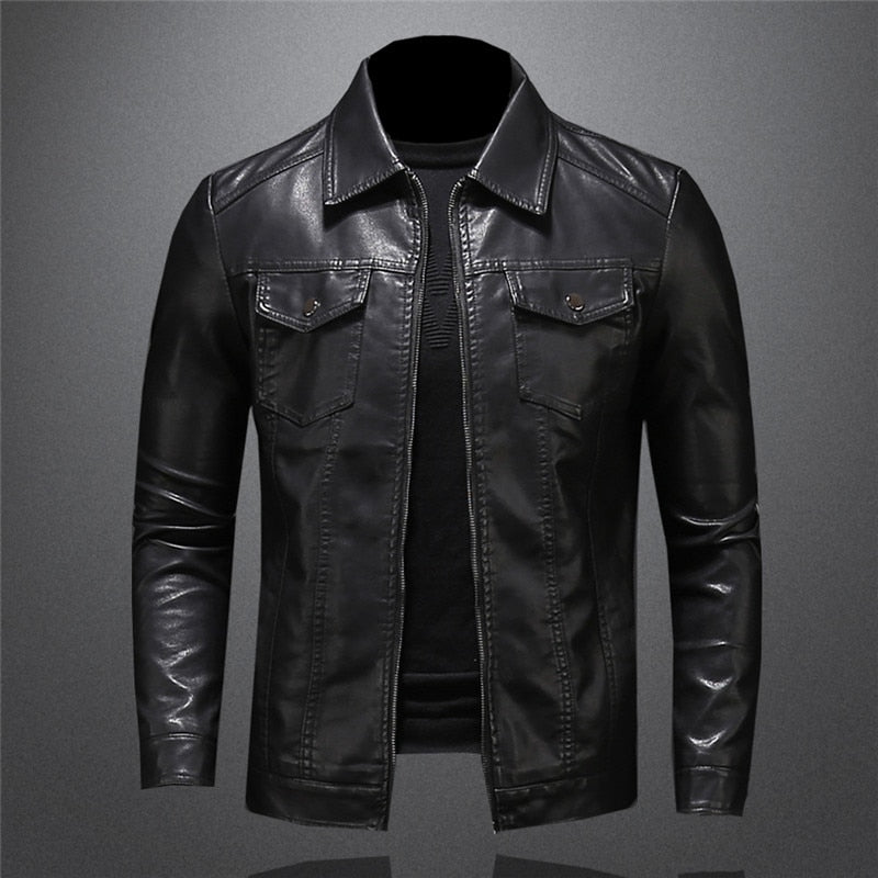 ModeGeist | Exklusive Herren-Lederjacke in Premium-Qualität