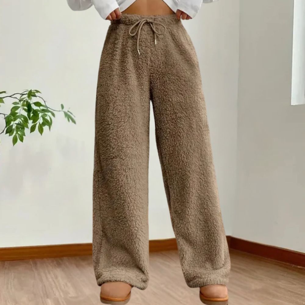 Kuschelige warme Plüschhosen für Damen von Udele