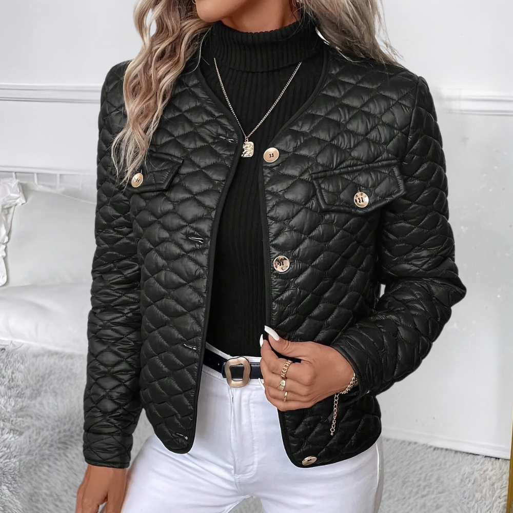 ModeGeist | Gepolsterte Herbstjacke für Damen