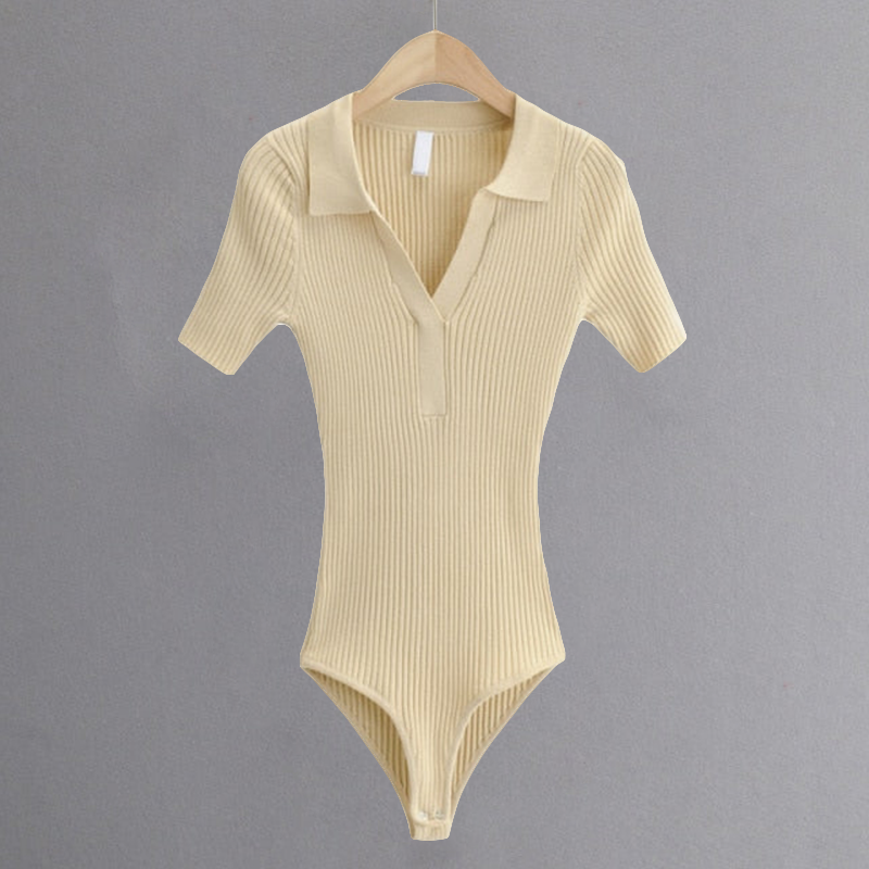 Raffinierter gestrickter Body - Dyann